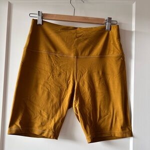 Women's Mustard Yellow Shorts